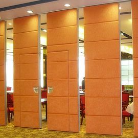 Melamine Surface Folding Sound Proof Wooden Partition Walls For Restaurant