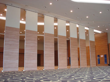 Water - Proof MDF Material Movable Partitions Wall For Ballroom Customized Color