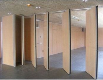 Commercial Used No Floor Track Movable color choose 80 mm Soundproof Operable Wall Partition For Office