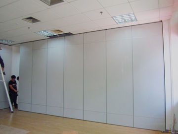 Leather Surface Decorative Soundproof Sliding Partition Wall Panel Width 1200 mm