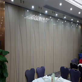 Large Scale Folding Partition Walls Sliding Doors Interior Room Dividers For Banquet Hall