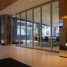 Movable Fireproof Seperation Wall / Office Tempered Glass Partition Walls