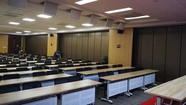 Conference Rooom Sliding Partition Walls Sound Proof Materials No Need Floor Track