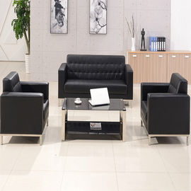 Custom Office Furniture Partitions / Leather Office Sofa Set For Hotel Lobby