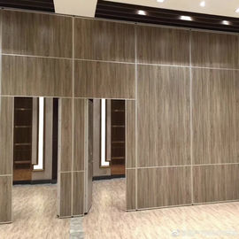 Banquet Hall Movable Partition Walls Soundproof MDF Interior Sliding Wooden Door