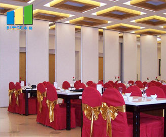 Sliding Door Movable Acoustic MDF Sound Proof Partition Walls For Conference Hall