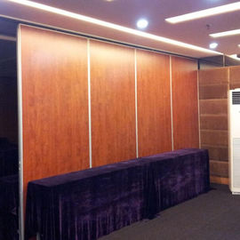 Multi - Function Room Sound Proof Movable Walls Folding Partitions With Aluminum Tracks