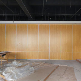 Soundproof Operable Wall Partition With Doors For School / Hotel / Dance Studio