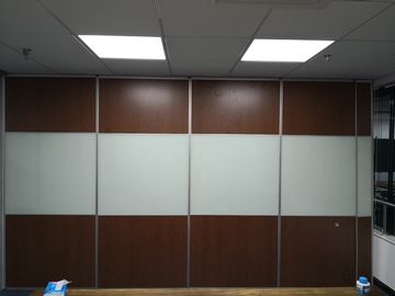 Folding Partition Walls Wooden  Mobile Sliding Wall For Commercial Office Building