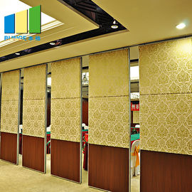 Sliding Acoustic Movable Partition Walls / Commercial Folding Mobile Partition Wall