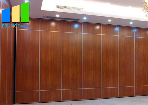 Convention Center Acoustic Wood Surfaced Movable Wall Partition System