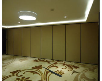 Acoustic Folding High Banquet Hall Wooden Sliding Movable Operable Partitions Walls for Hotel