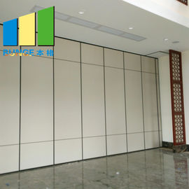 Melamine Commercial Movable Partition Walls Sliding Folding Divider For Office