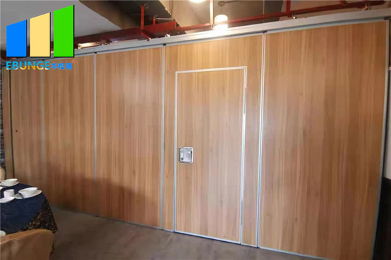 Restaurant Room Wood Temporary Sound Proof Partitions Wall For Five Star Hotel